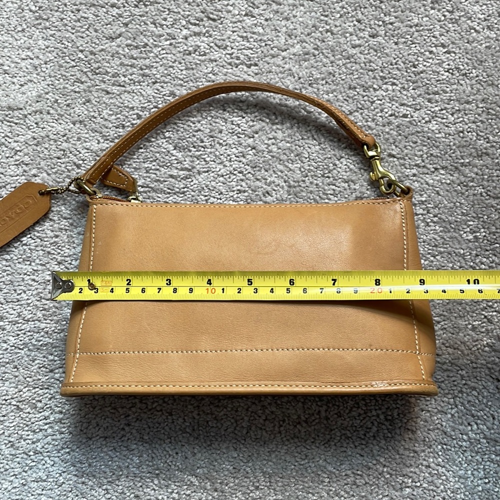Coach Y2K leather pochette bag
